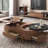 Creative design sense solid wood coffee table