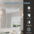 36"W X 30'H Recessed Or Surface Wall-Mount Bathroom Aluminum  Medicine Cabinet Combo With Adjustable Glass Shelves-75509440