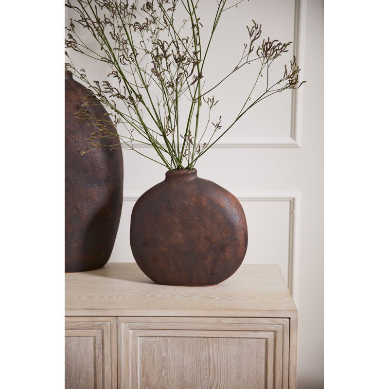 Manzanares Fernando Vase, 13" x 4.5" x 13.75"