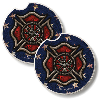 Ensemble de 2 sous-verres en pierre