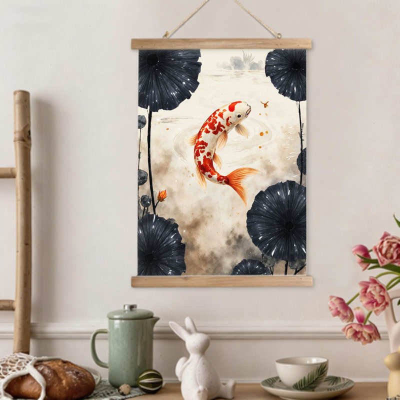 Étang à lotus Koi