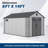 Spacious 8x14 Ft Resin Steel Sheds, Modern Weatherproof Backyard Storage