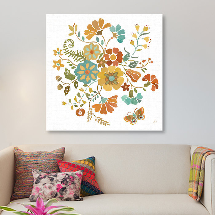« automne impressions v », impression sur toile, H 12 po x l 12 po x P 1,5 po, Toile tendue, Pas de tapis
