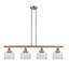 Luminaire suspendu linéaire pour îlot de cuisine 4 lumières Chaplin-29566837-29566840-29566842