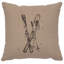 Coussin Wooded River Image - Ski - coton taupe-1748672627