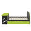 Lit de jour en bois double - Lit gigogne simple, bureau et ports de chargement USB inclus-80921752