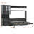 Full Size Murphy Bed Wall Bed with Sofa , Shelves USB & Light