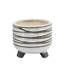 S / 2 CÉRAMIQUE 6/8 "PIEDS, BLANC