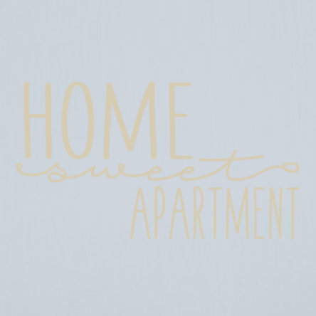 Décalcomanie murale appartement de la maison, Beige