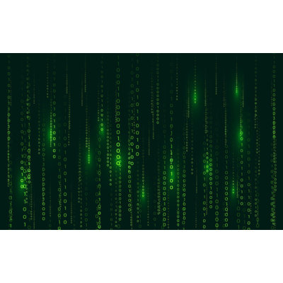Murale pelez et collez de qualité supérieure - Code matriciel