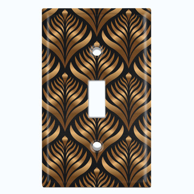 Leaf 1-Gang Toggle Light Switch Wall Plate