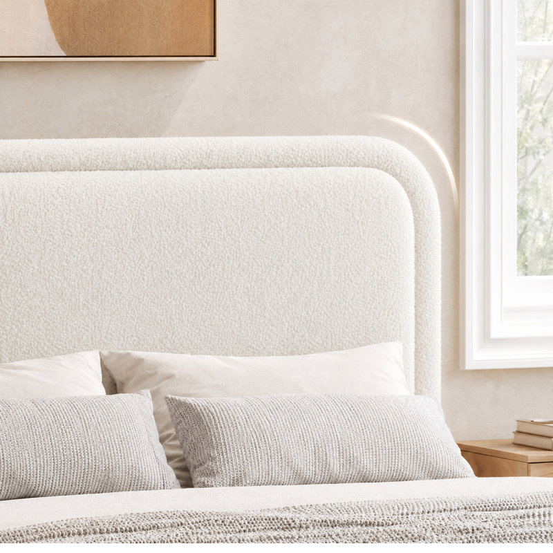 Base de lit plateforme tapissier Teddy, Twin