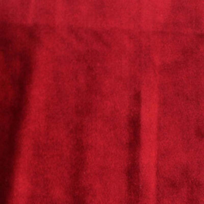 Gian Fabric | Solid Shiny Velvet Fabric | Color Red