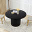 Cuji 47'' Round Pedestal Dining Table-1615695853