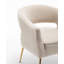 Fauteuil d'appoint en velours Chynna-1662602963