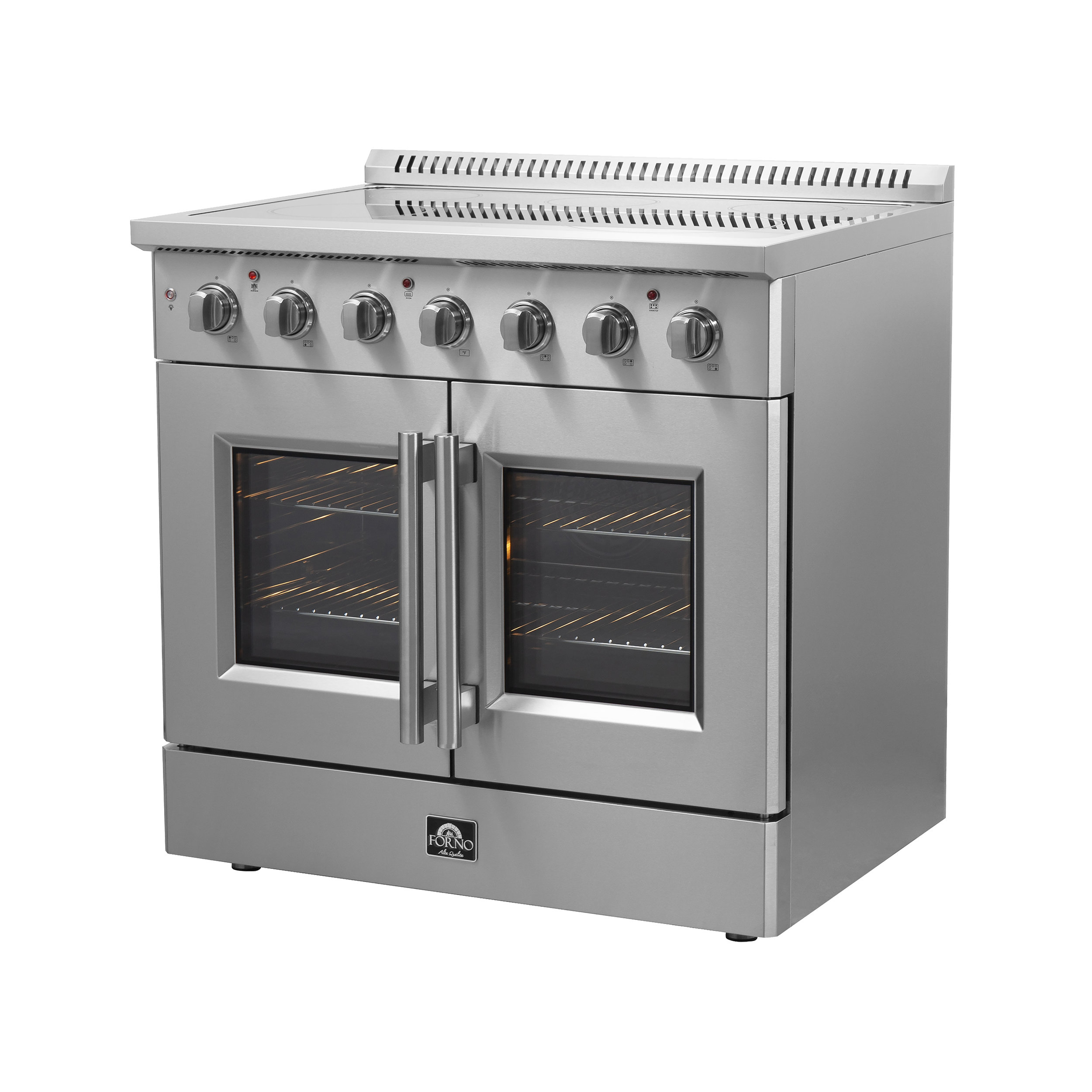 Prestige 23.5 4 element 2.3 cu. ft. Freestanding Electric Glass Top Range  with Convection Oven