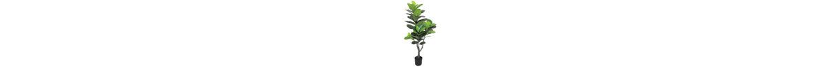 48" Artificial Fiddle Leaf Fig Tree in Pot