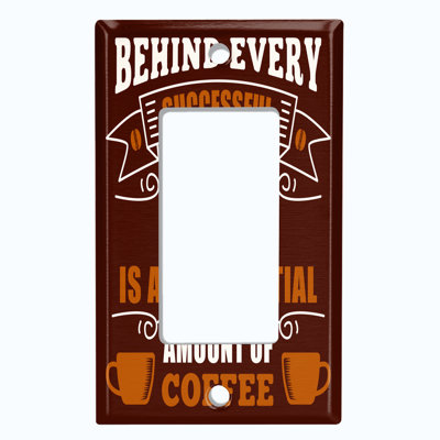 Plaque murale berçante Be-Be-Every Coffee Coffee