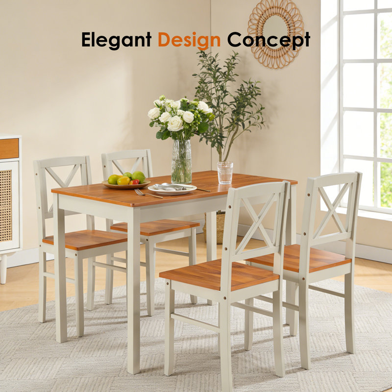 Ensemble repas 4 personnes Pelaga, Brun