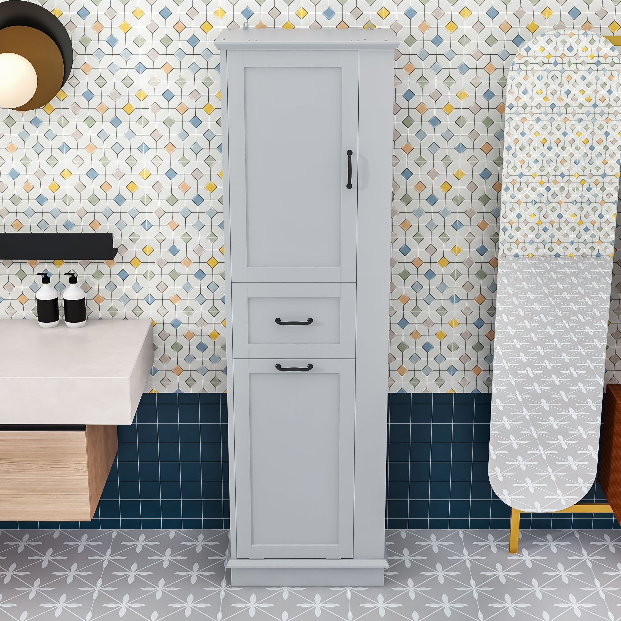 Anwick Shoe Storage Bench With Padded Seat Cushion, Entryway Bench With Flip Top Storage Space, Shoe Cabinet Bench For Entryway, Hallway, Living Room (Grey