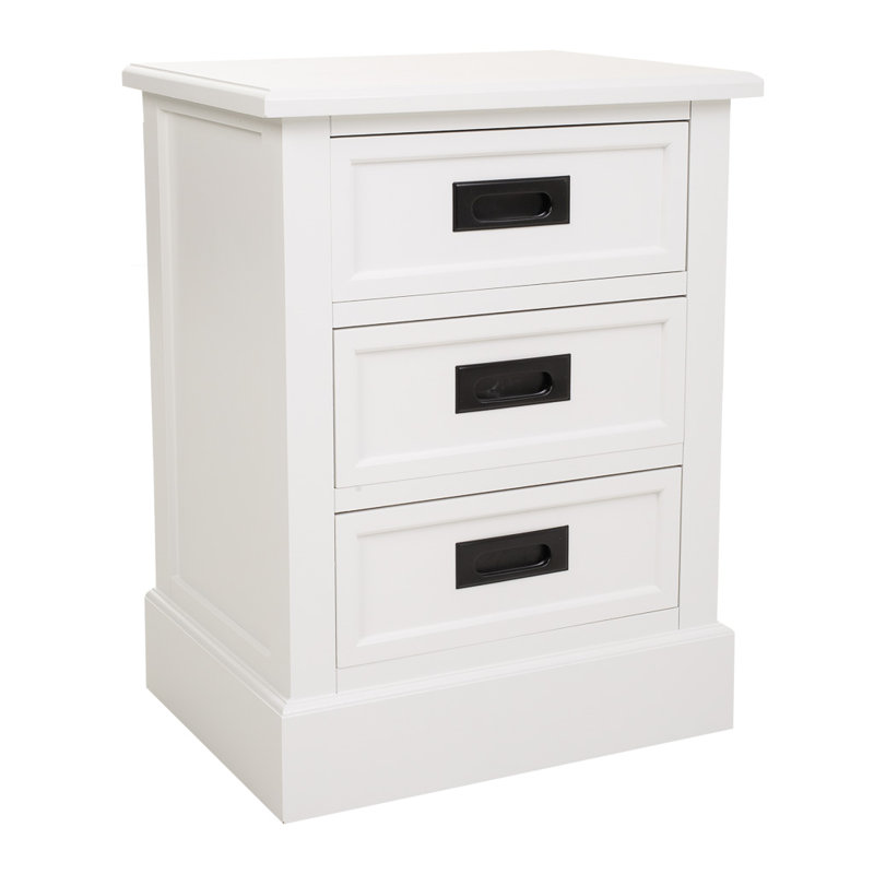 Maye 45cm W Manufactured Wood Bedside Table