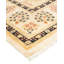 Tapis unique noué à la main éclectique Srisha Eclectic - ivoire, 9 pi 2 po x 12 pi 4 po