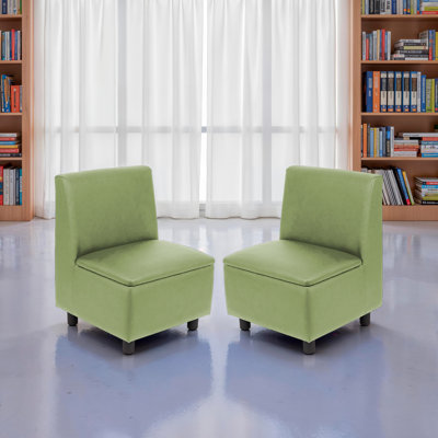 Ensemble de 2 chaises modulaires Kid Comfort - vert fougère