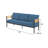 Maine 3-Person Wicker Outdoor Sofa-115732772
