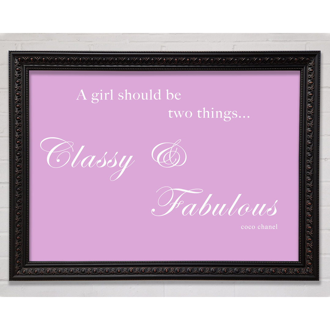 Classy N Fabulous Grey Silver - Einzelner Bilderrahmen Kunstdrucke