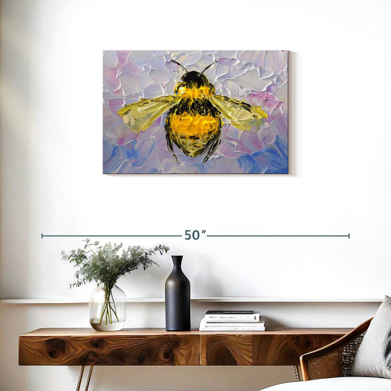 Brampt Abstract Bee, 20" H x 30" W
