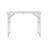 Office Star Resin Multipurpose Rectangle Table, 4-Feet Long, Height Adjustable, Centre Folding Table