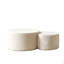 Ensemble de 2 tables basses emboîtables, 2 tables basses rondes rembourrées pour le salon, table basse moderne en mousse, table d'appoint et repose-pieds, sans assemblage-131261688