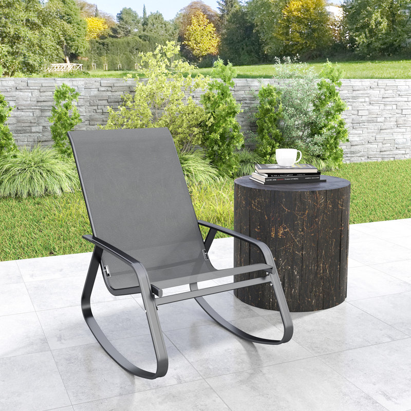 Steel, Texteline Rocking Chair