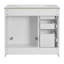 Le meuble-lavabo 72 po avec lavabo en céramique peut être séparé-176455880