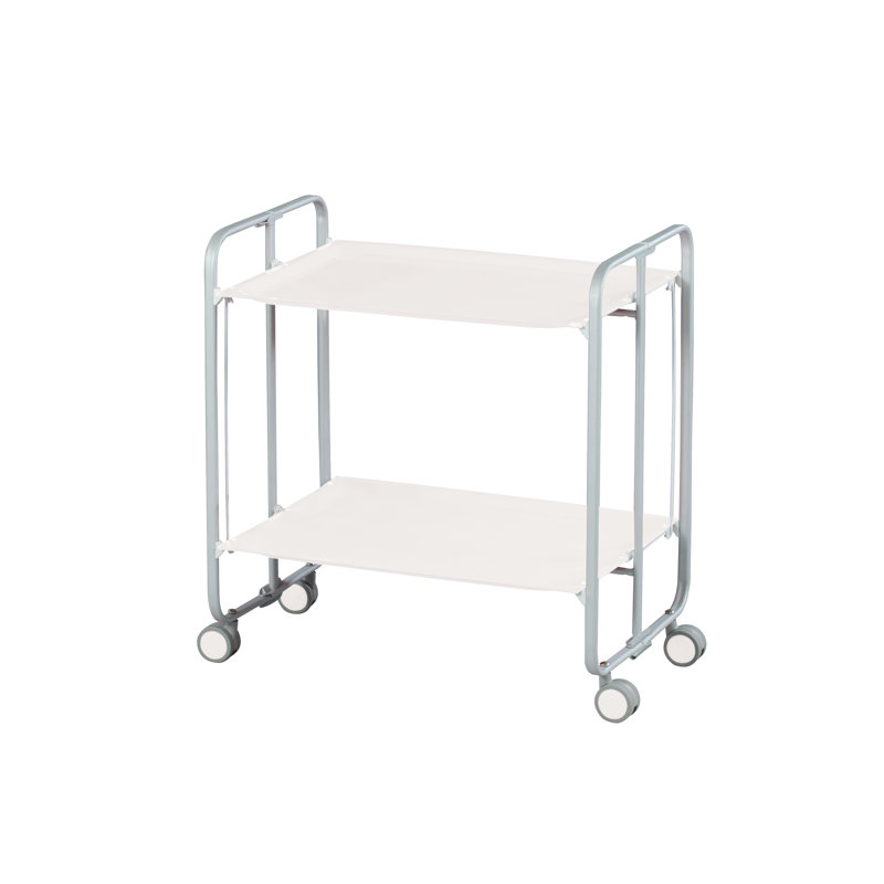 Yates Serving Cart, White, Grey