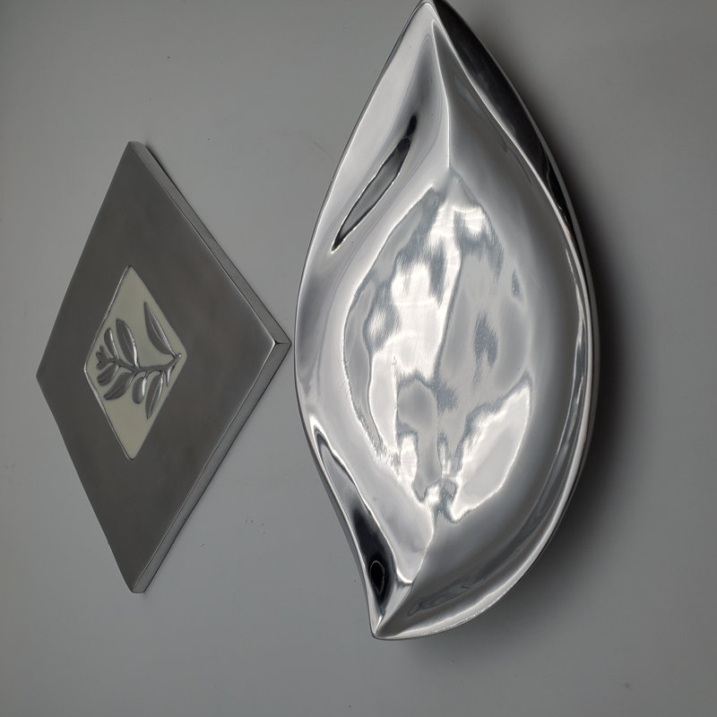 Red Barrel Studio® Templia Pewter Tray