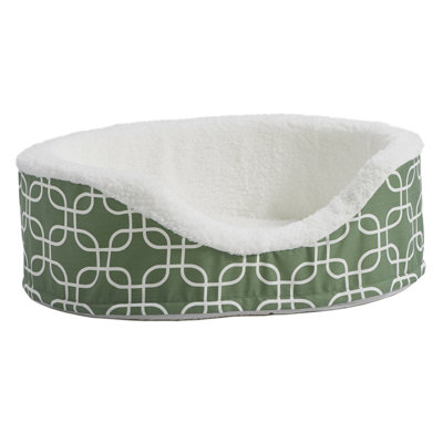 Quiet Time Orthopedic Egg-Crate Nesting Pet Bed w/ Polytetrafluoroethylene Fabric Protector