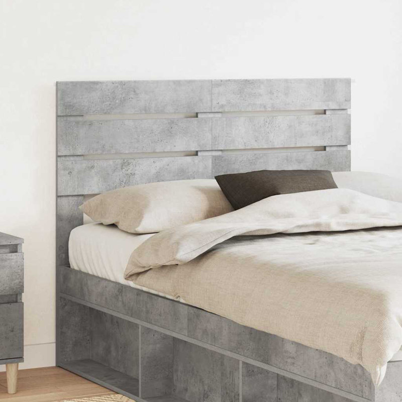 Headboard, EU Double - 135 x 200 cm, Concrete Grey