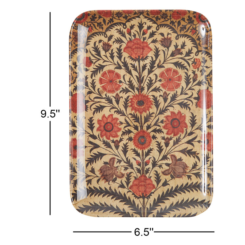 Red Barrel Studio Kalamkari Melamine Tray