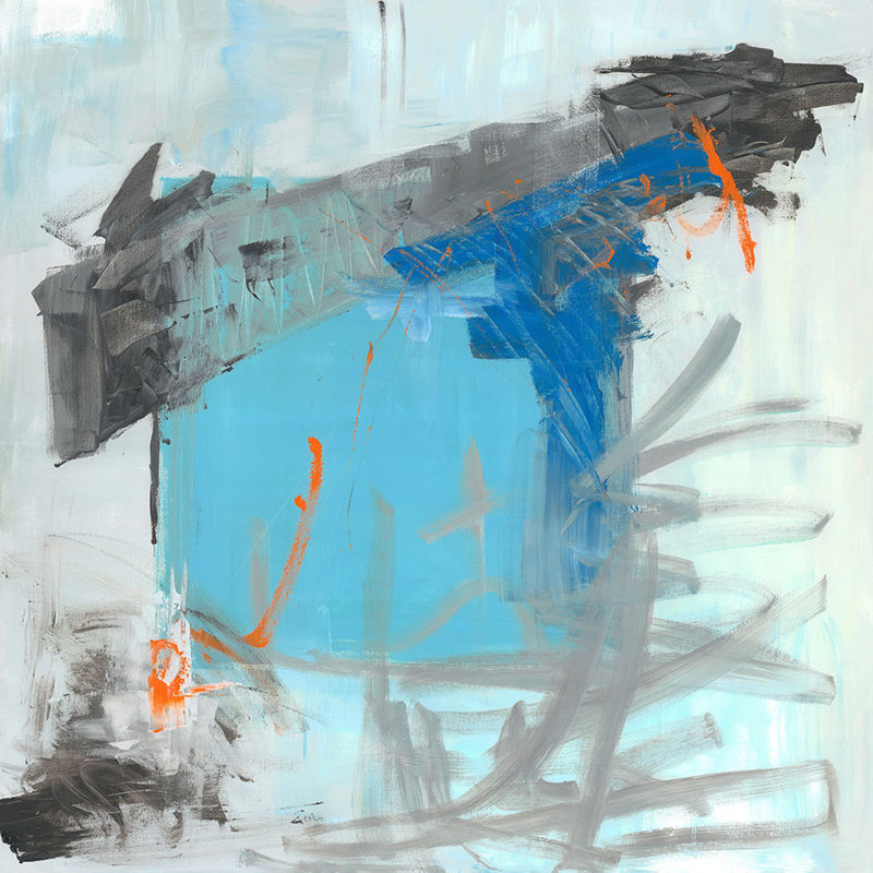 «Inside Window II» par Mark Sargent, reproduction d'art sur toile tendue, Couche de verre, H 36 po x l 36 po x 1,5 po
