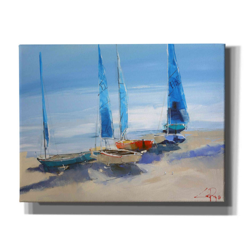 «Before The Sail» par Craig Trewin Penny, art mural sur toile, H 26 po x l 34 po x P 1,5 po