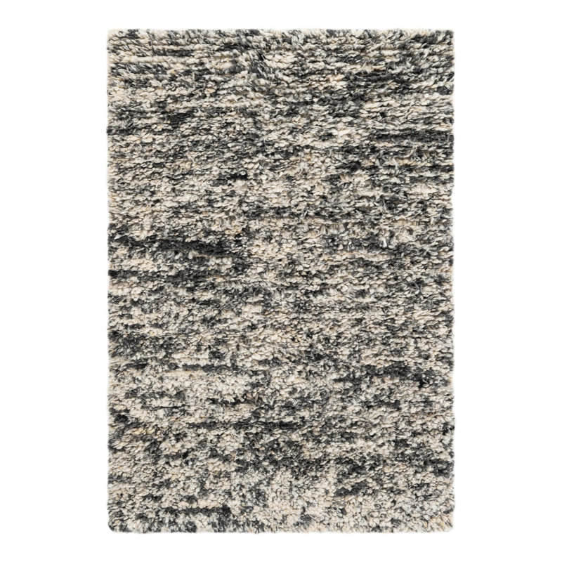 Yanaliz Hand Loomed Wool Indoor Rug, Rectangle 4'1" x 6'1"