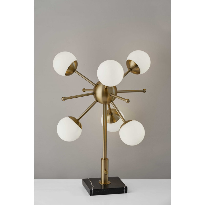 Lampe de table noire 23 po Gerard, Oui
