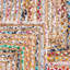 Herzig Flatweave Cotton Beige/Yellow Rug-1795979408