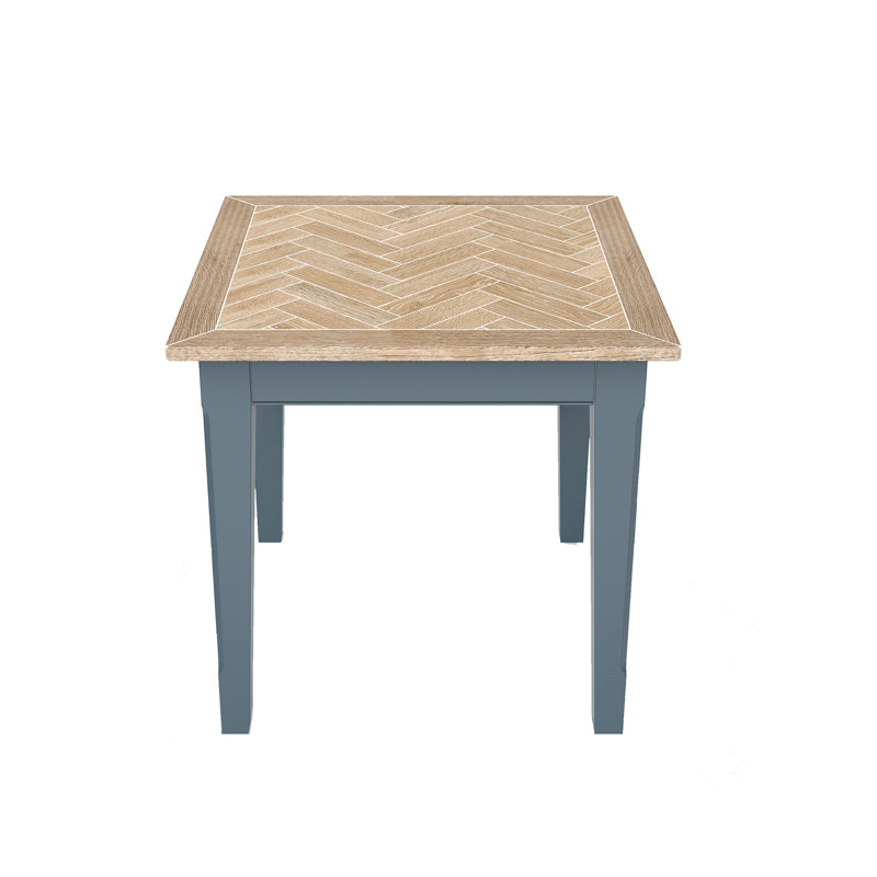 Devantre Oak Square Wood Top Dining Table
