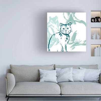 June Erica Vess Paint Box Cats II – Peinture sur toile