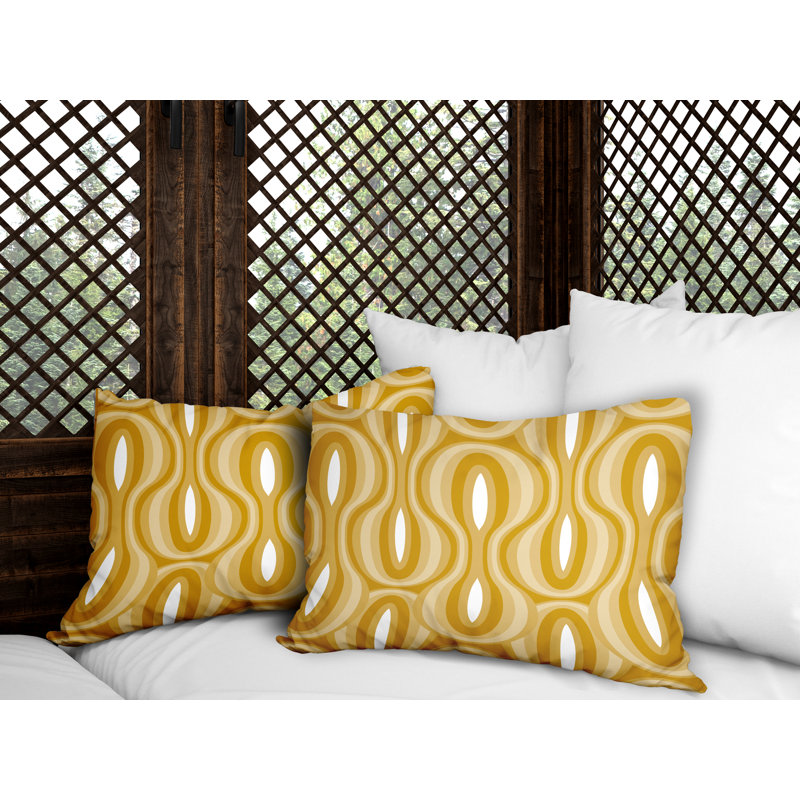  Coussin intérieur / extérieur Lumbar, Jaune