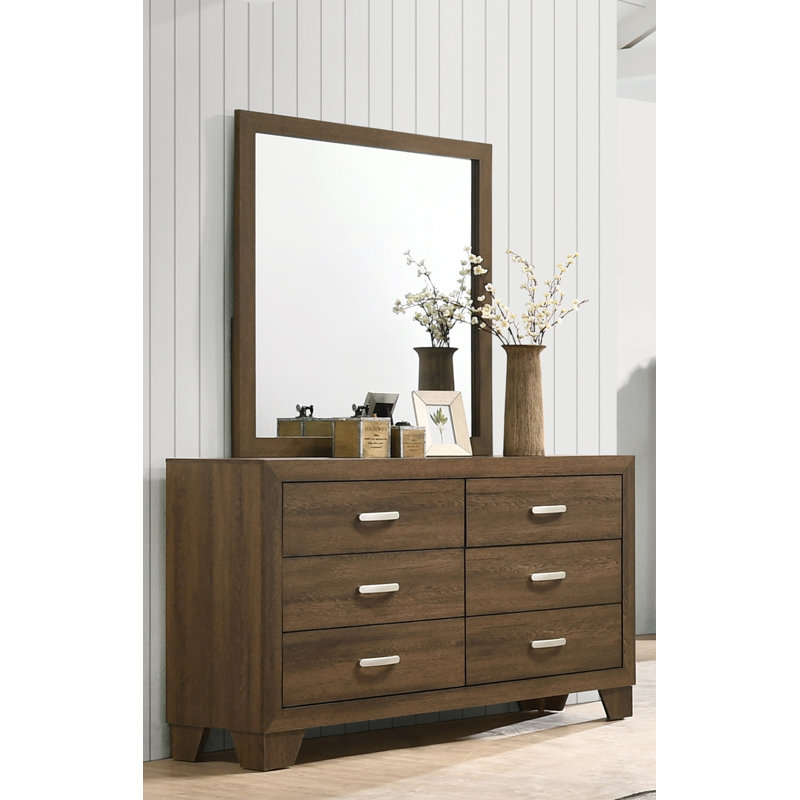 Solem 59'' W 6 - Drawer Dresser, Oak