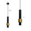 Aylanni 1 - Light LED Geometric Pendant-461985894