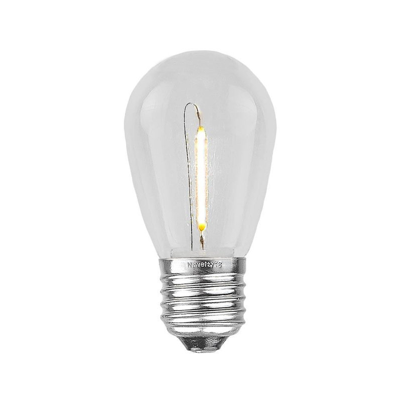 Amher Outdoor 48 - Bulb 48'' Plug-in Globe String Light, White